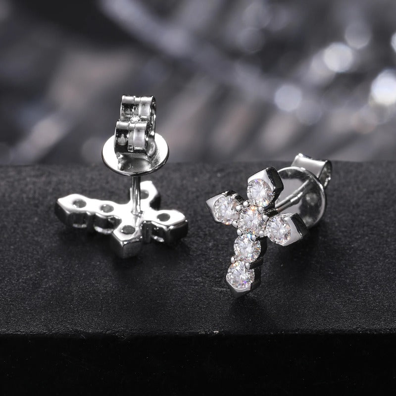 sterling silver synthetic diamond modern solitaire ring